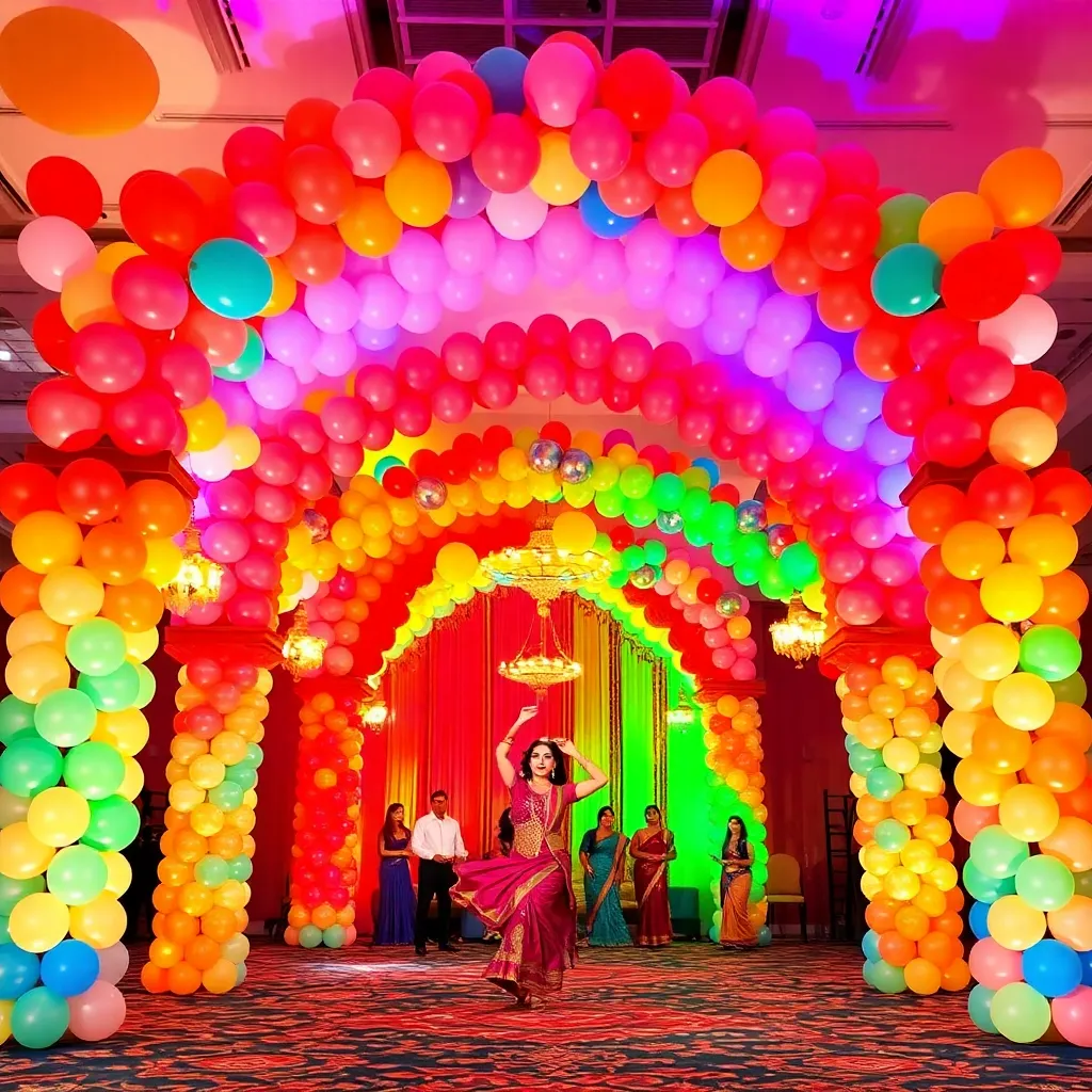 Bollywood-Inspired Balloon Themes