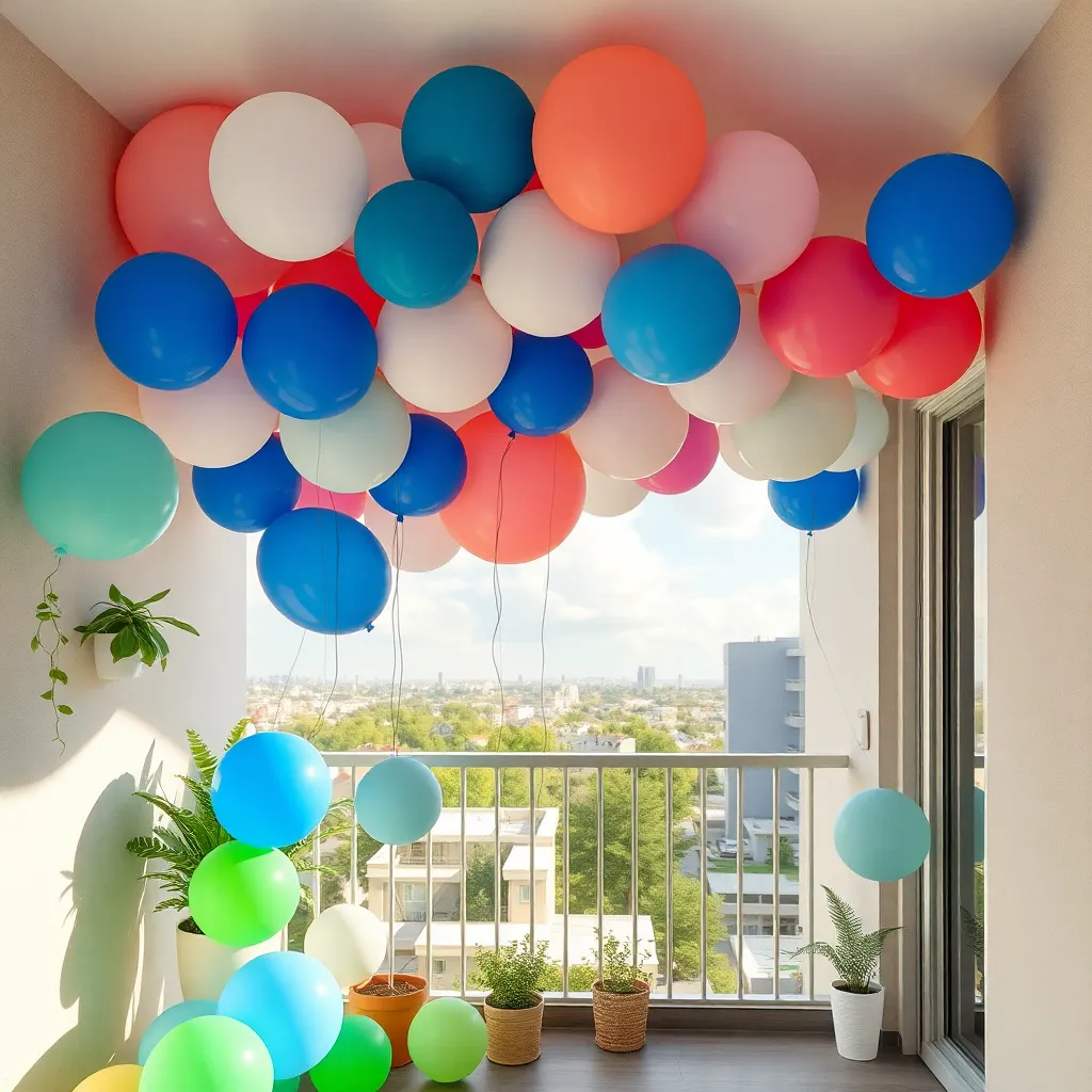 Creative Balloon Decorations for Small Spaces & Home Celebrations
