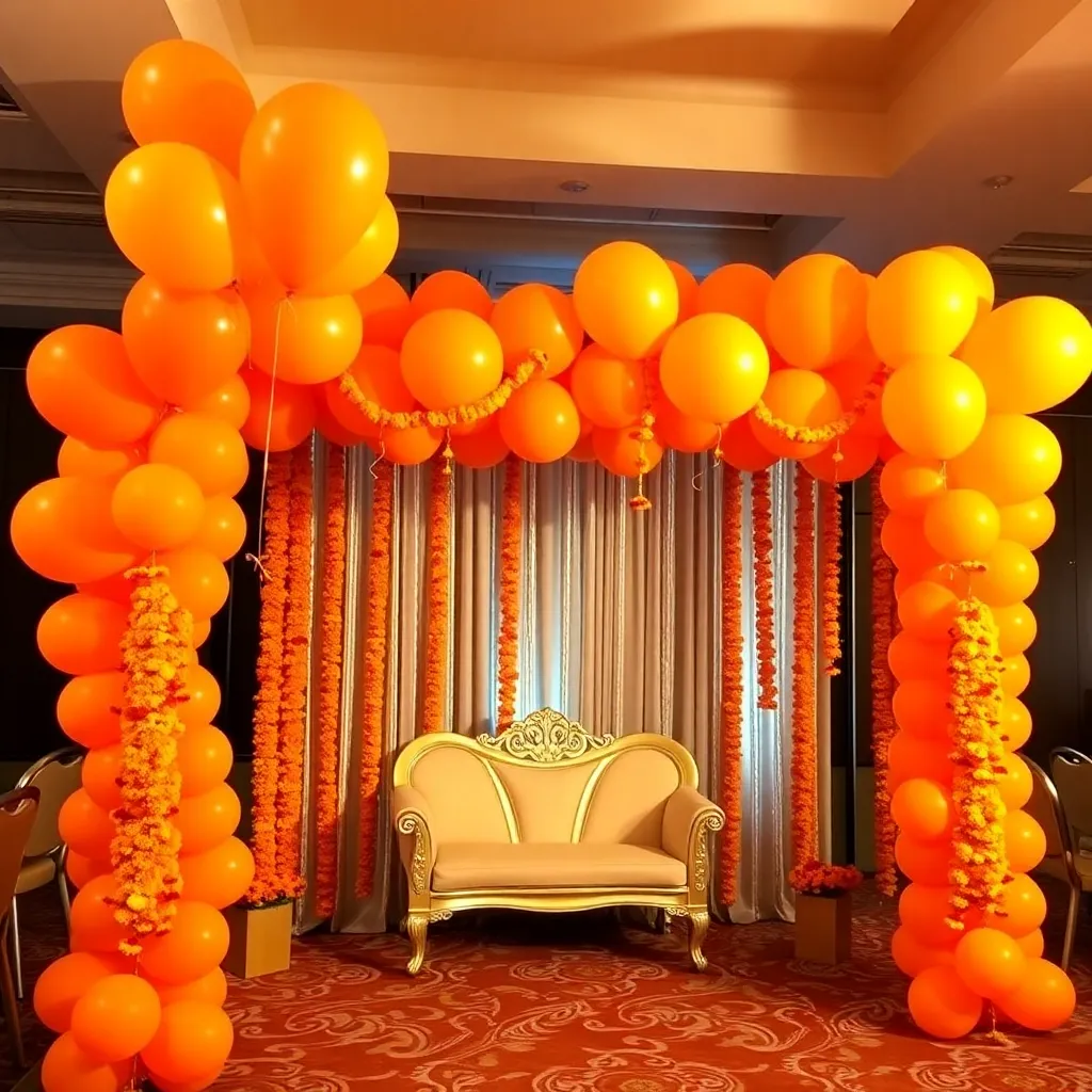 Bollywood-Inspired Balloon Themes