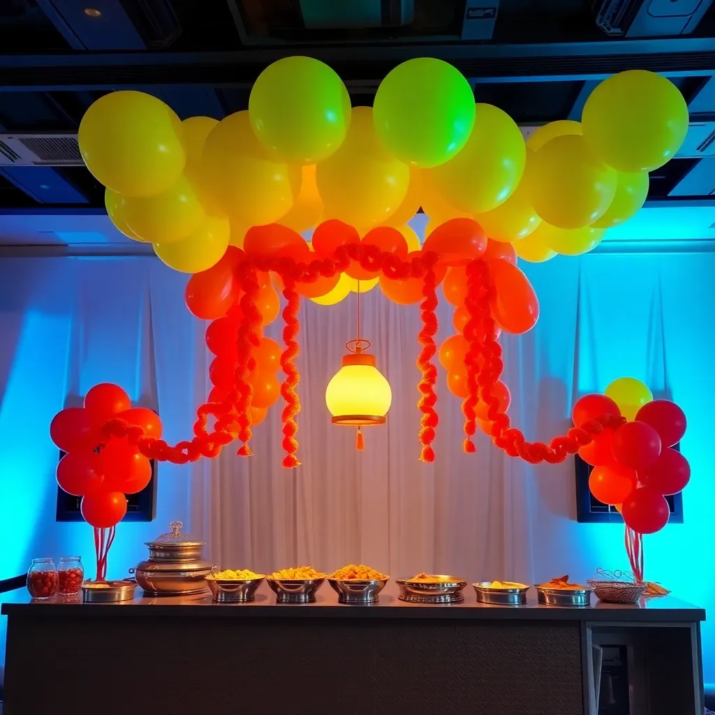 Bollywood-Inspired Balloon Themes