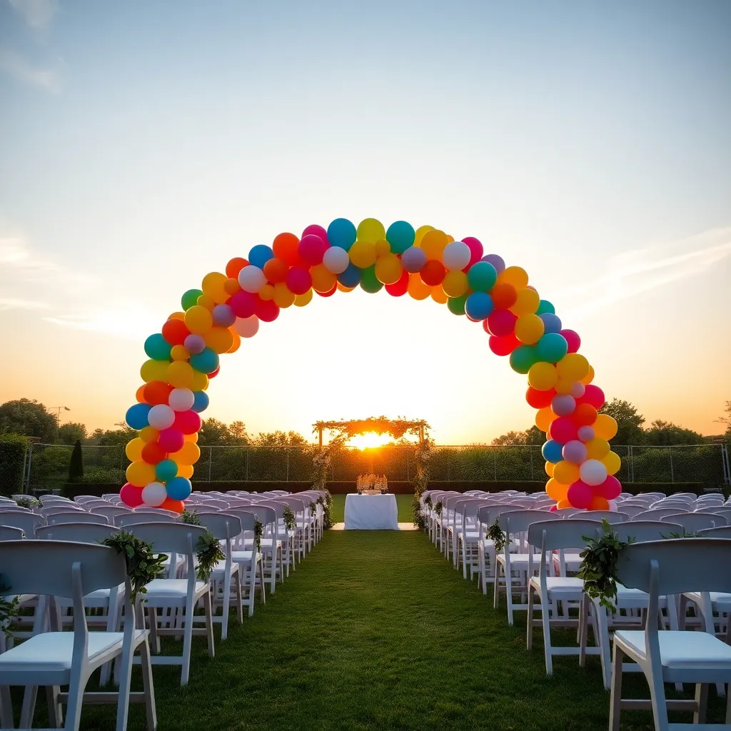 Outdoor Balloon Decorations