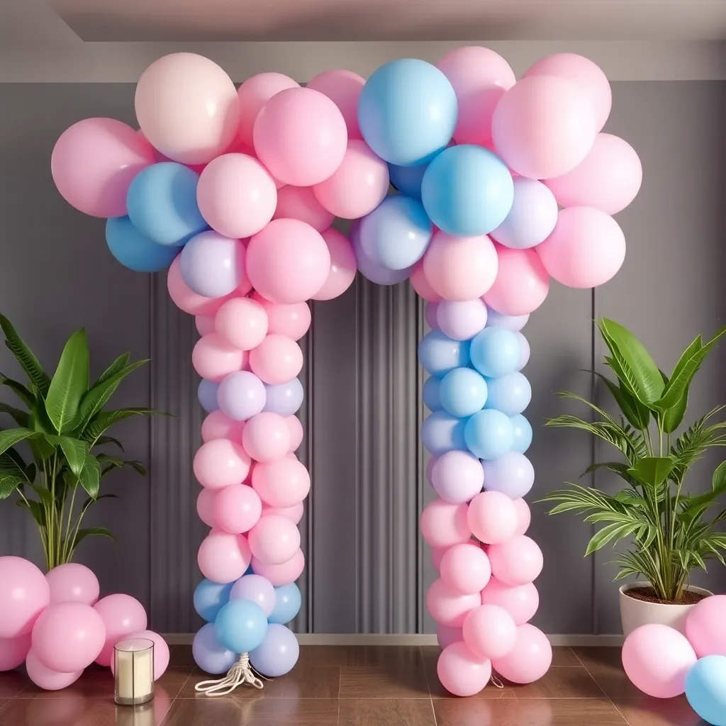 Baby Shower Balloon Decoration at Rajiv Chowk