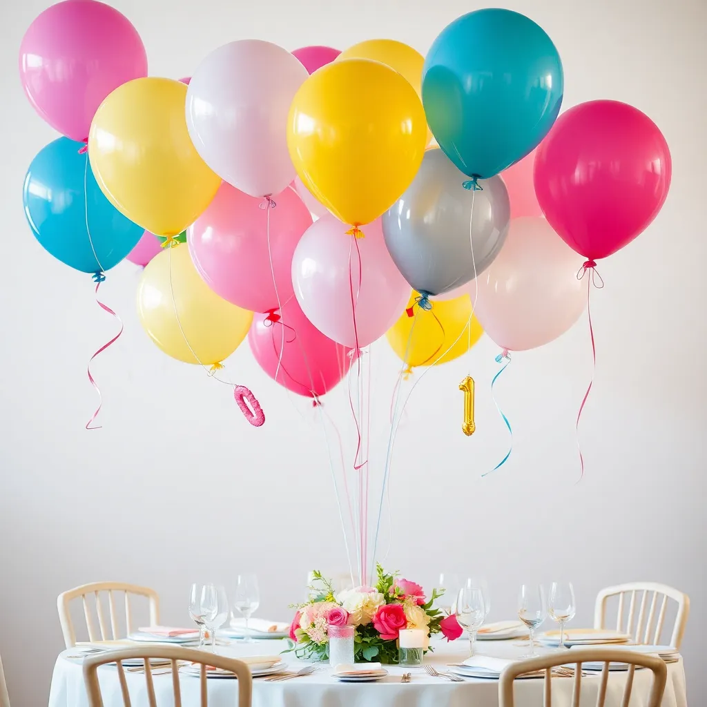 Baby Shower Balloon Decoration at Rajiv Chowk