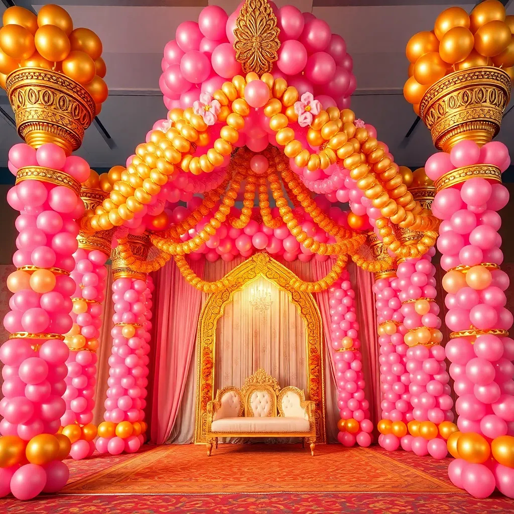 Top Ganesh Chaturthi Decor Ideas Using Balloons in Delhi