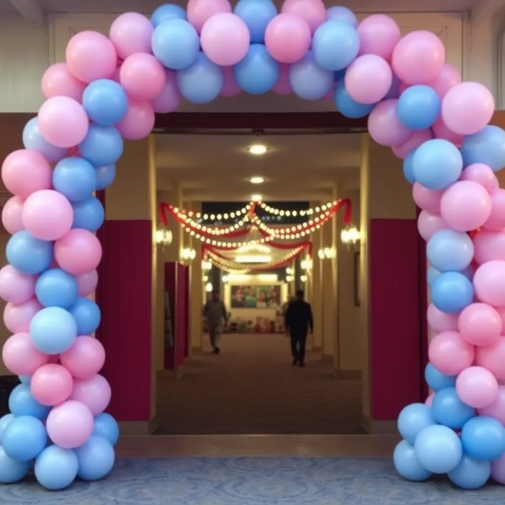 Baby Shower Balloon Decoration at Rajiv Chowk