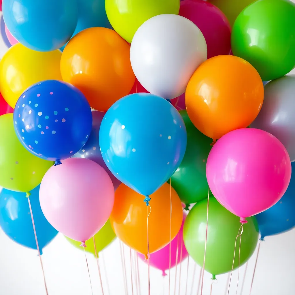 Birthday Helium Balloons
