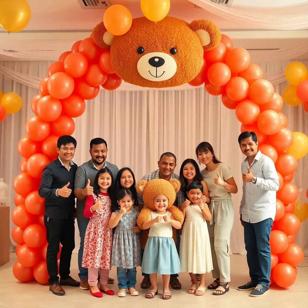 Adorable Teddy Bear Balloon Decorations