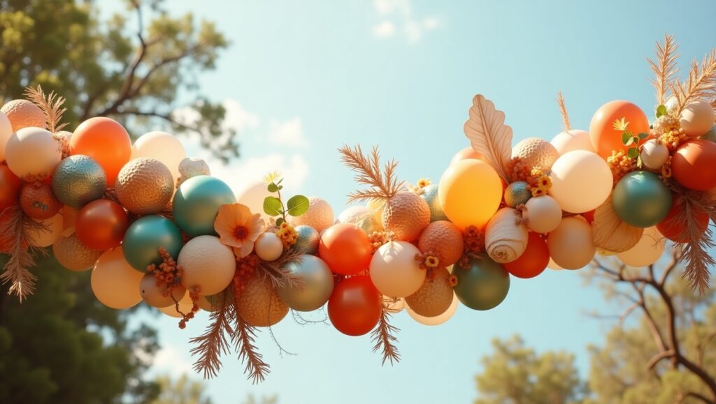 Boho Theme Balloon Garland: Creating Bohemian Balloon