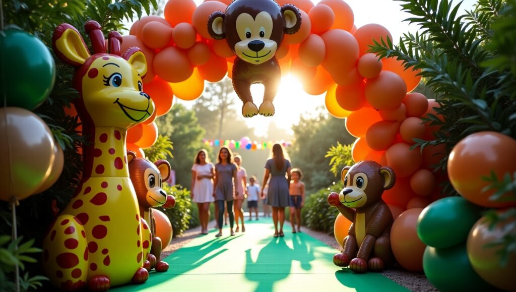 Jungle Theme Balloon Decoration: A Wild Adventure
