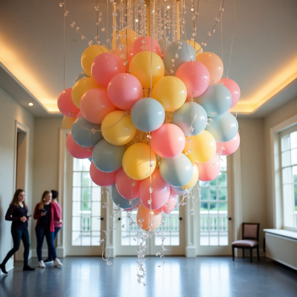 Balloon Chandelier: A Whimsical Twist to Your Event Decor