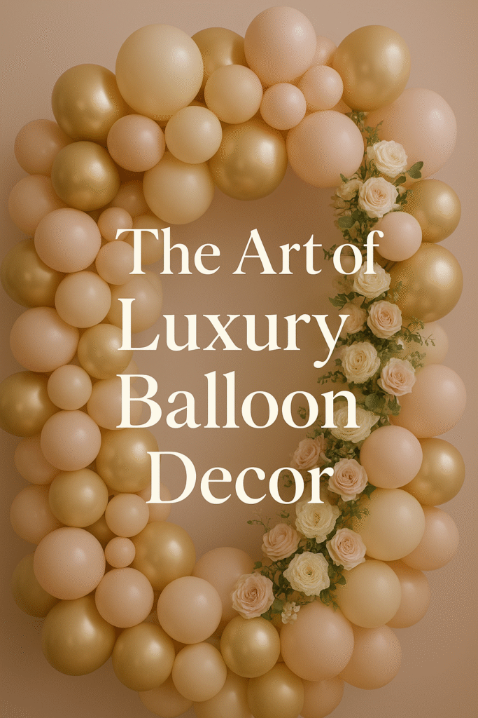 The Art of Luxury Balloon Decor